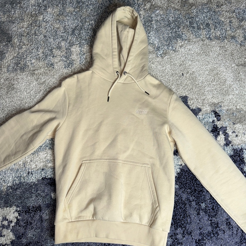 Men’s Cream Hoodie Sweatshirt